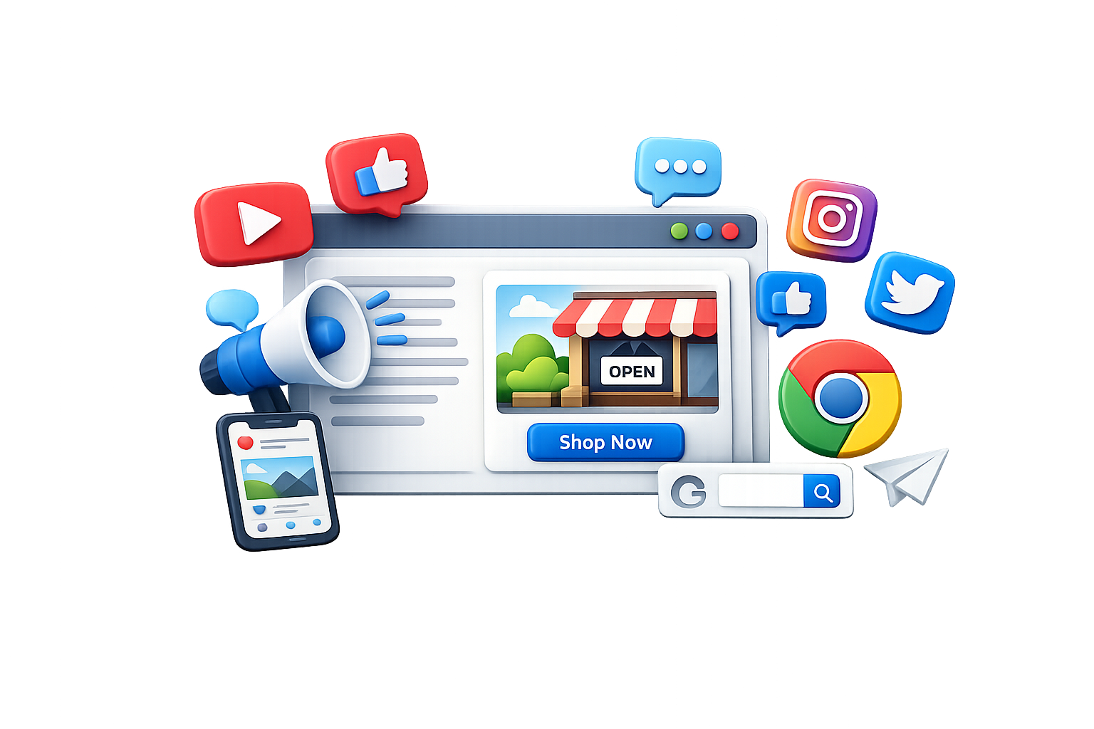 Anteprima della soluzione Inserzioni pubblicitarie