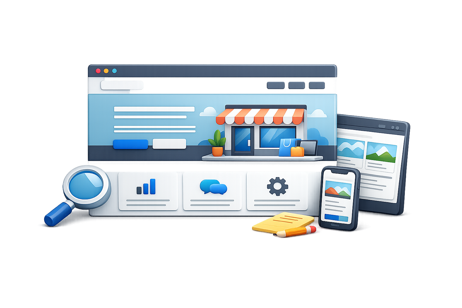 Anteprima della soluzione Sito vetrina